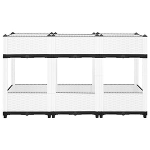 Hochbeet 120x40x71 cm Polypropylen