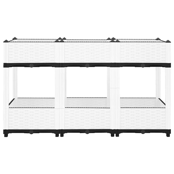 Hochbeet 120x40x71 cm Polypropylen