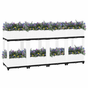 Hochbeet 160x40x71 cm Polypropylen