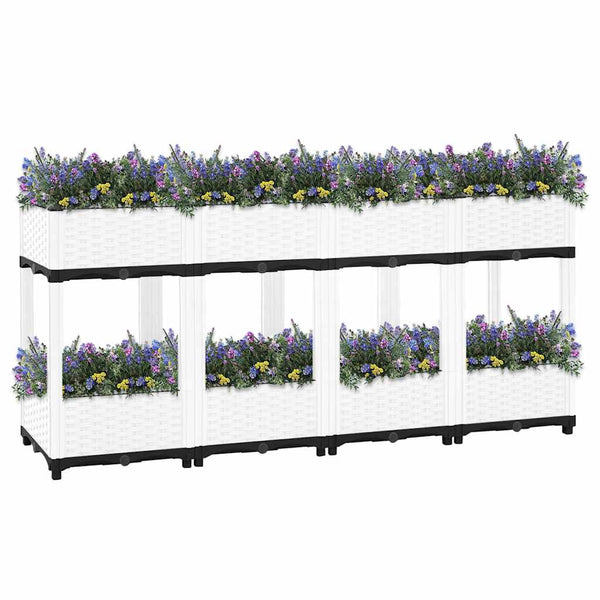 Hochbeet 160x40x71 cm Polypropylen