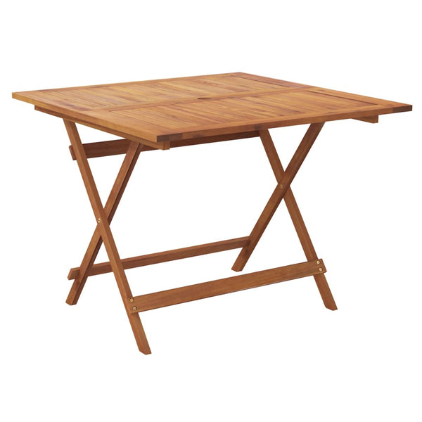 Klappbarer Gartentisch Akazie 90x90 cm