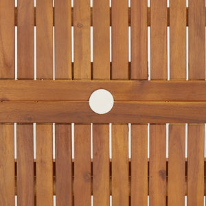 Klappbarer Gartentisch Akazie 90x90 cm