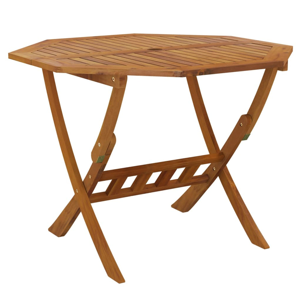 Klappbarer Gartentisch Akazie 90x75 cm