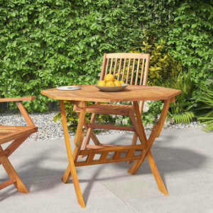 Klappbarer Gartentisch Akazie 90x75 cm