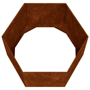 Rostiger Pflanzkübel Cortenstahl 60x60x45cm