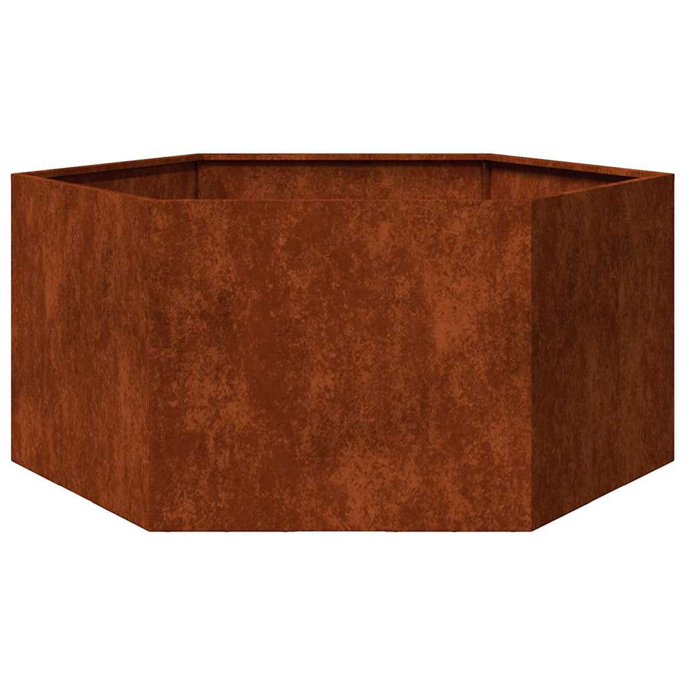 vidaXL Rusty Planter 90x90x45 cm Corten Steel