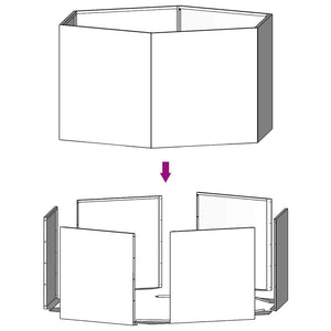 Cortenstahl Pflanzkübel Rostig 90x90x45cm