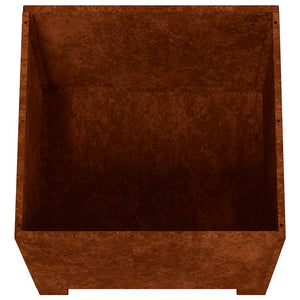 Cortenstahl Pflanzkübel Rost Optik 30x30x30 cm
