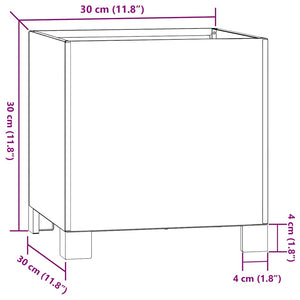 Cortenstahl Pflanzkübel Rost Optik 30x30x30 cm