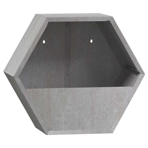 vidaXL Jardinières murales 2 pcs Acier corten rouillé 30x10x25 cm