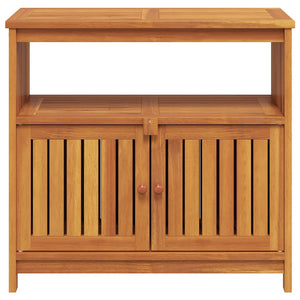 Garten-Konsolentisch 80x35x75 cm Massivholz Akazie