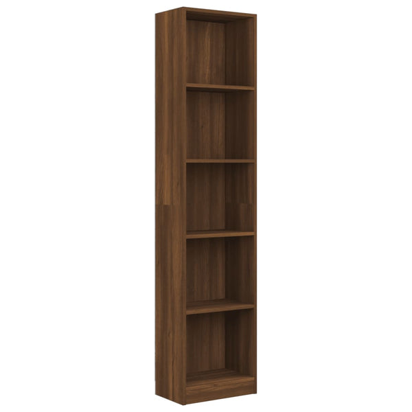 Bücherregal Braun Eiche 175 cm