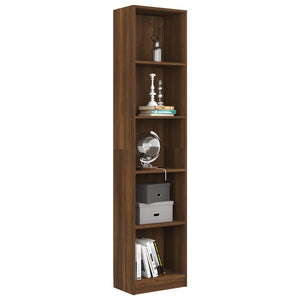 Bücherregal Braun Eiche 175 cm