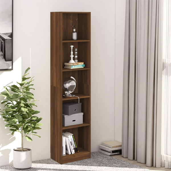 Bücherregal Braun Eiche 175 cm