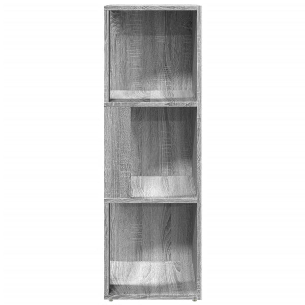 Eckregal Grau Sonoma 33x33x100 cm