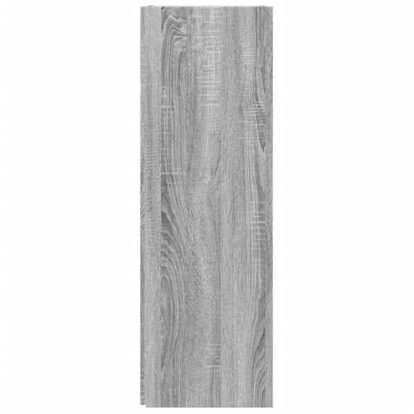 Eckregal Grau Sonoma 33x33x100 cm