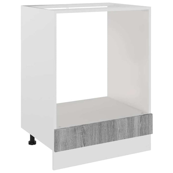 Herdumbauschrank Lyon Grau Sonoma 60 cm