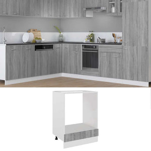 Herdumbauschrank Lyon Grau Sonoma 60 cm