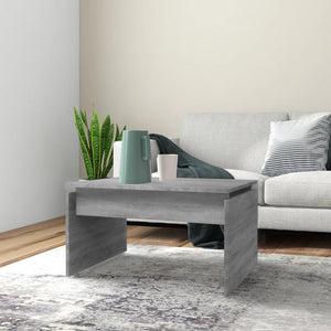 Grauer Couchtisch Sonoma, 68x50 cm