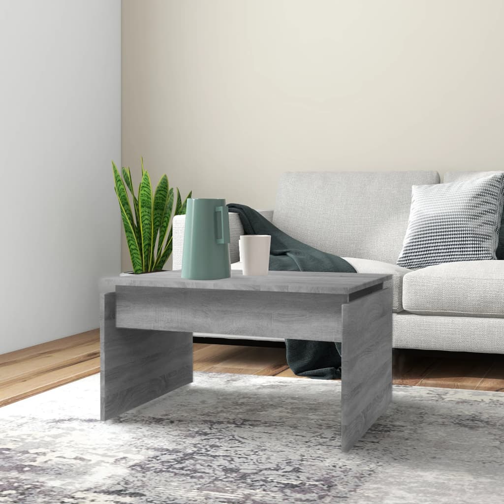 Grauer Couchtisch Sonoma, 68x50 cm