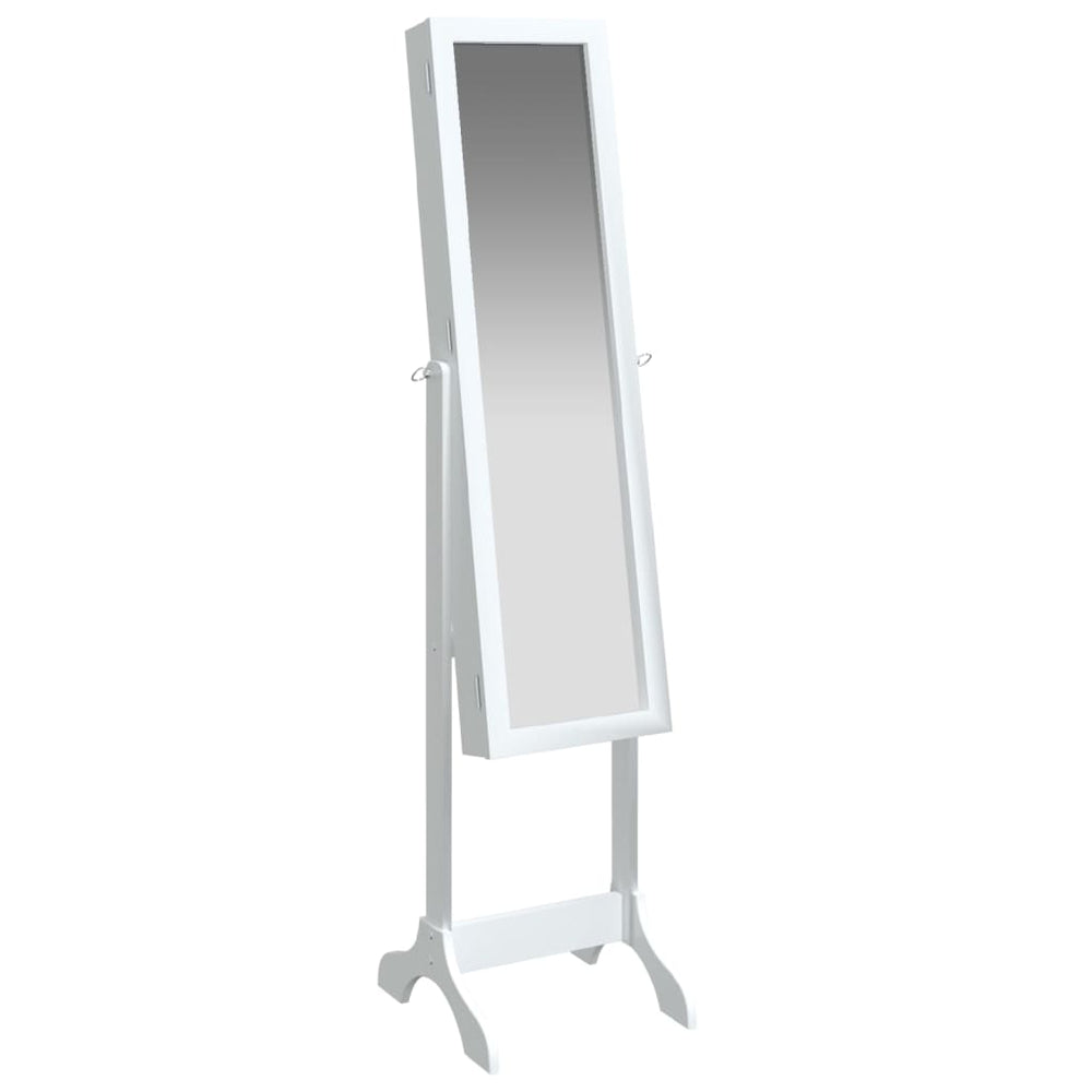 Weißer Standspiegel 34x37x146 cm