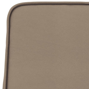 Loungesessel Cappuccino-Braun Kunstleder