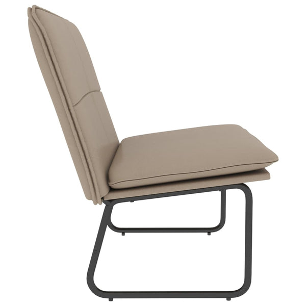Sitzbank Cappuccino-Braun Kunstleder 100 cm