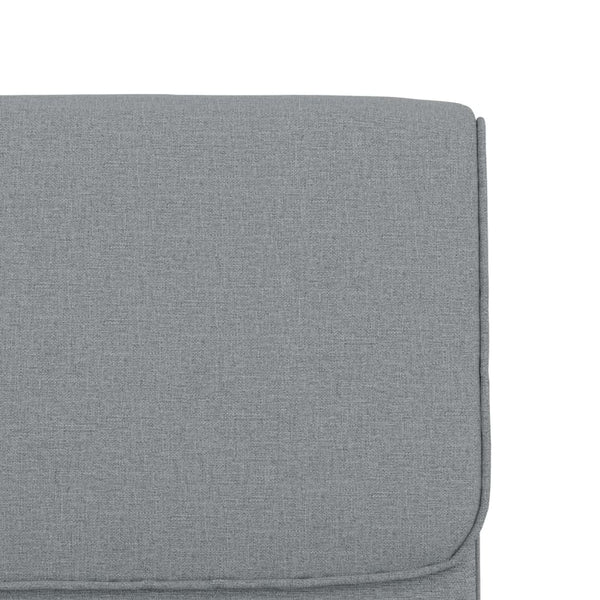 Hellgrauer Loungesessel Stoff 55x64x80 cm