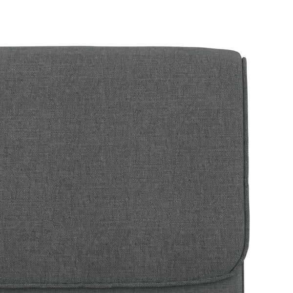Dunkelgrauer Stoff Loungesessel 55x64x80 cm