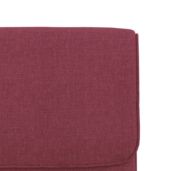 Weinfarbener Loungesessel Stoff 55x64x80 cm