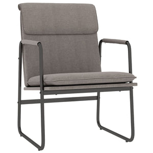 Taupe Loungesessel Stoff 55x64x80 cm