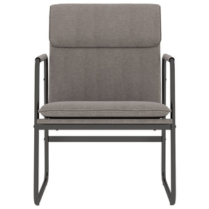 Taupe Loungesessel Stoff 55x64x80 cm