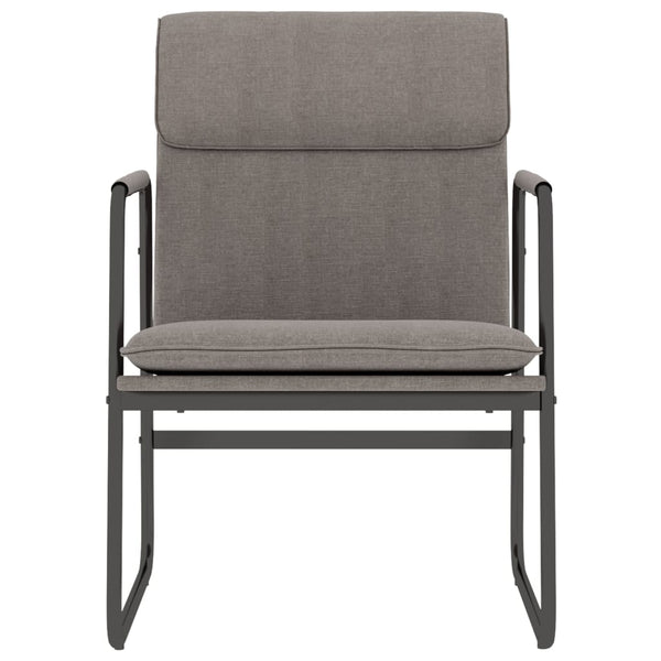 Taupe Loungesessel Stoff 55x64x80 cm