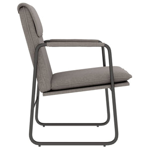 Taupe Loungesessel Stoff 55x64x80 cm