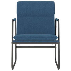 Blauer Stoff Loungesessel 55x64x80 cm