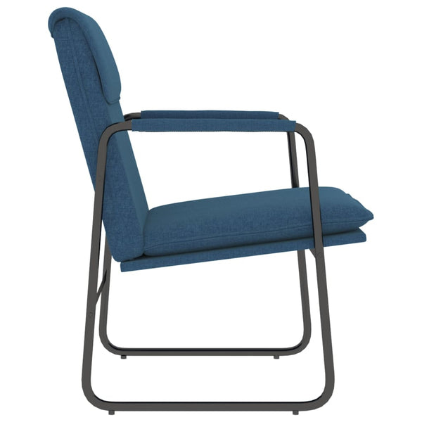 Blauer Stoff Loungesessel 55x64x80 cm