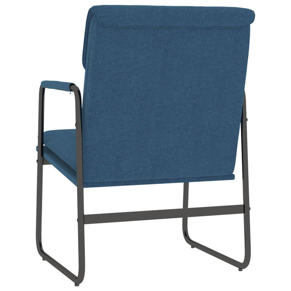 Blauer Stoff Loungesessel 55x64x80 cm