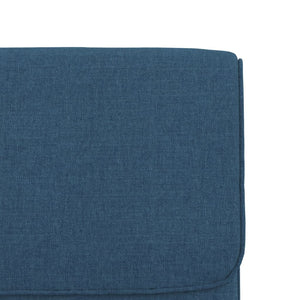 Blauer Stoff Loungesessel 55x64x80 cm
