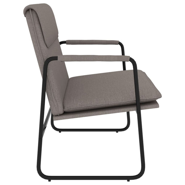 Sitzbank Taupe Stoff 100 cm