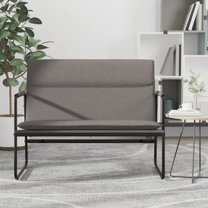 Sitzbank Taupe Stoff 100 cm