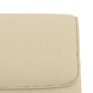 Creme Sitzbank, Stoff, 100 cm