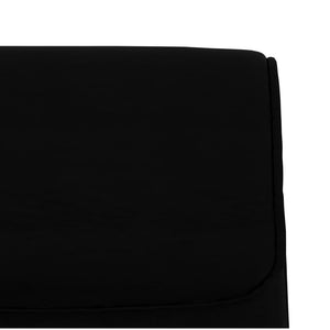 Sitzbank Schwarz Kunstleder 100 cm