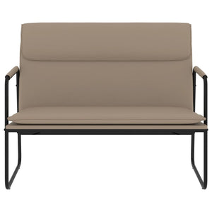 Sitzbank Cappuccino-Braun Kunstleder 100 cm