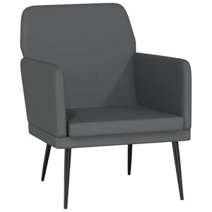 vidaXL Fauteuil gris 61x78x80 cm cuir synthétique