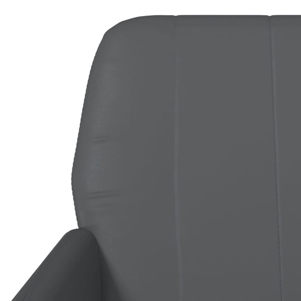 vidaXL Fauteuil gris 61x78x80 cm cuir synthétique