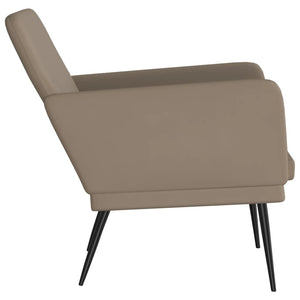 Sessel Cappuccino-Braun Kunstleder 61x78x80 cm