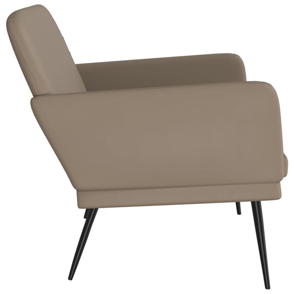 Sitzbank Cappuccino-Braun Kunstleder 107 cm