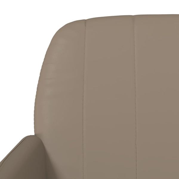 Sitzbank Cappuccino-Braun Kunstleder 107 cm