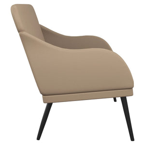 Sitzbank Cappuccino-Braun Kunstleder 110 cm