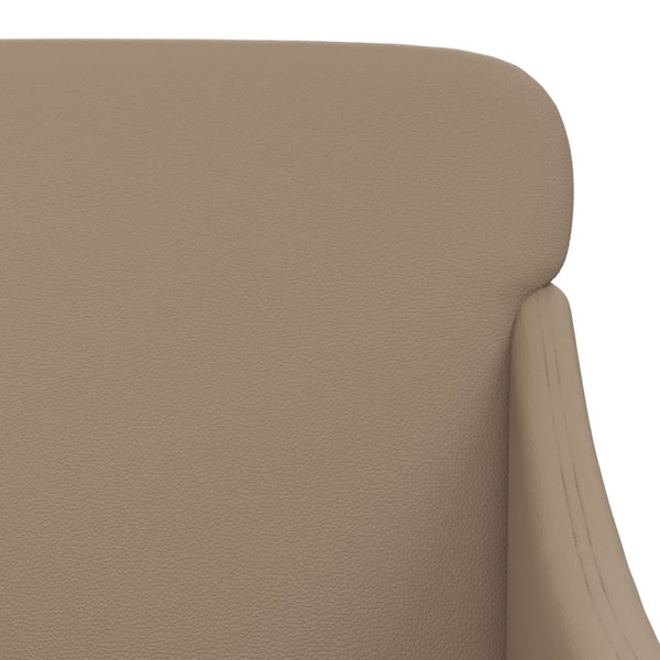 Sitzbank Cappuccino-Braun Kunstleder 110 cm